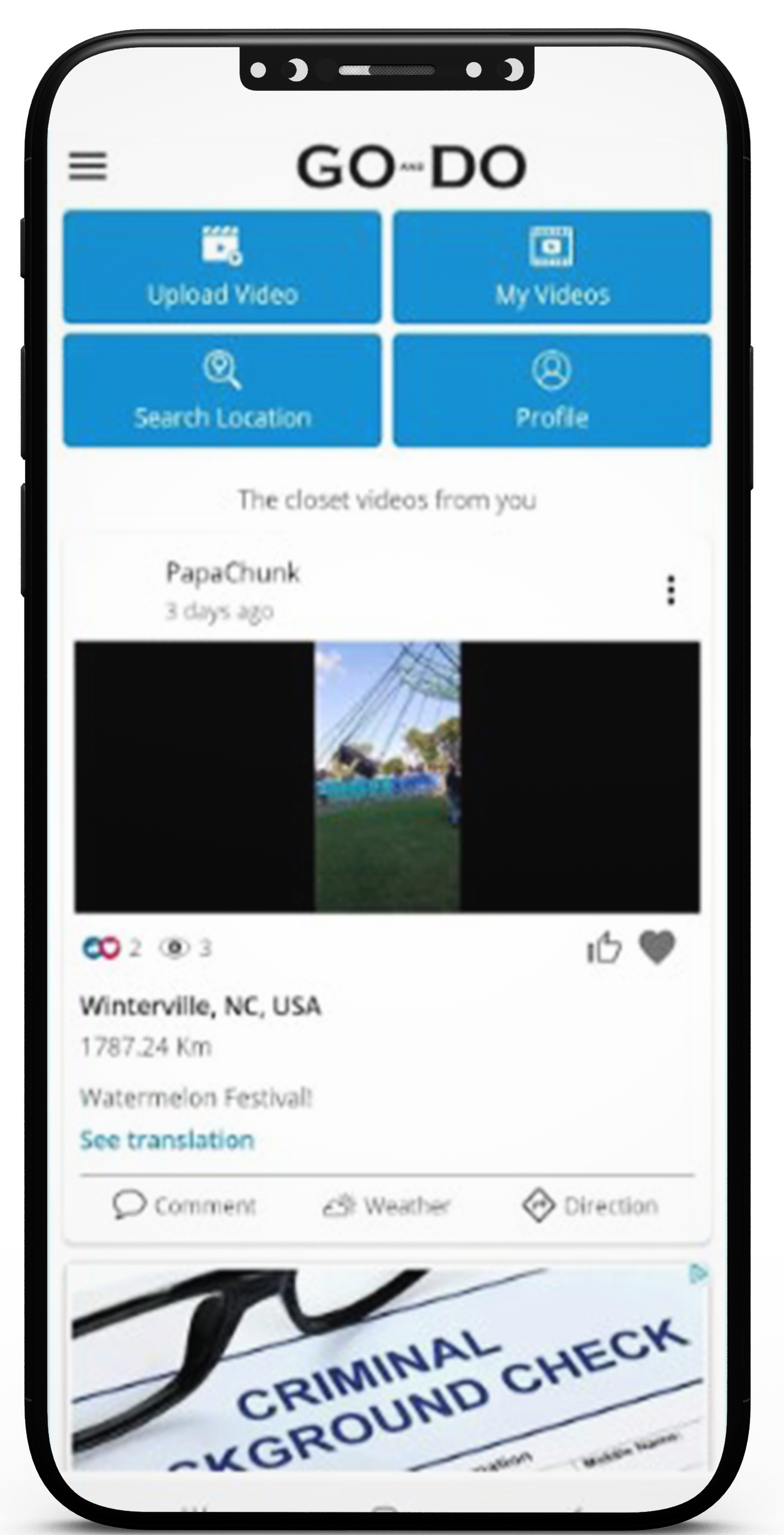 Go&Do - App Landing Page